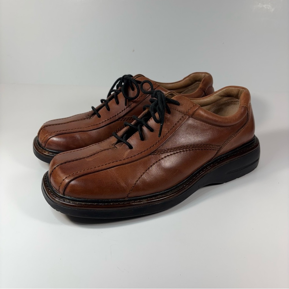 Underground Men's Tan Leather Oxfords